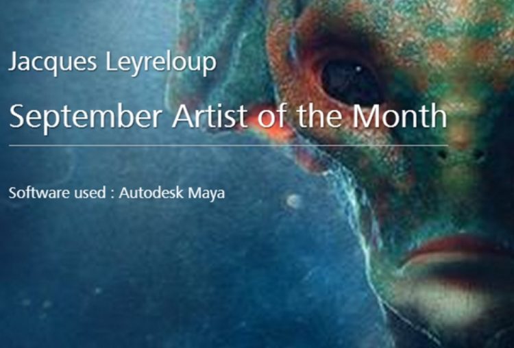 Jacques Leyreloup, September Artist of the Month on Autodesk Area