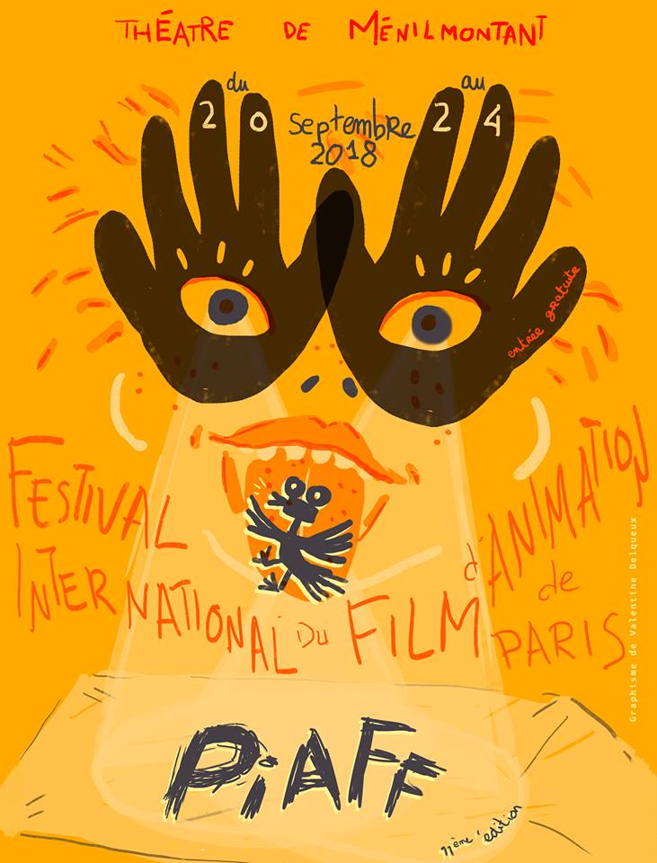 Achoo receives an award at the Paris International Animation Film Festival