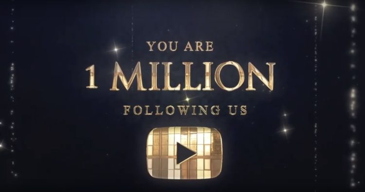 1 million subscribers on our Youtube channel!