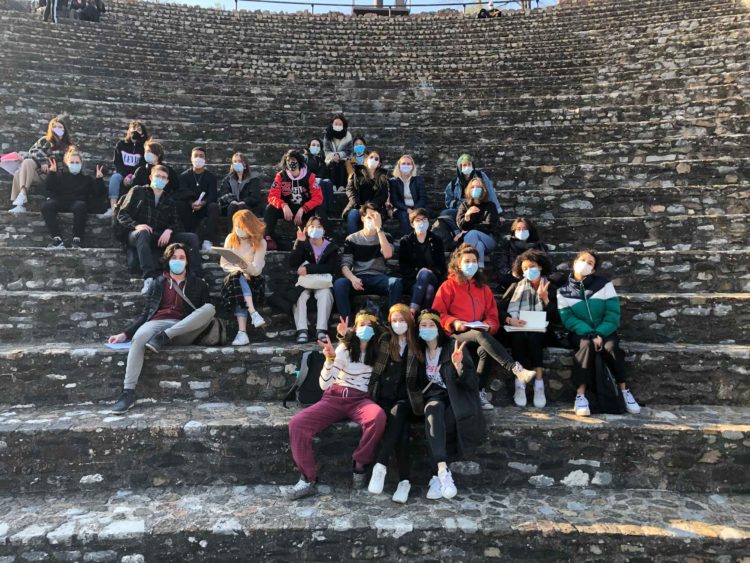 Visit to the ancient theatre of Lyon