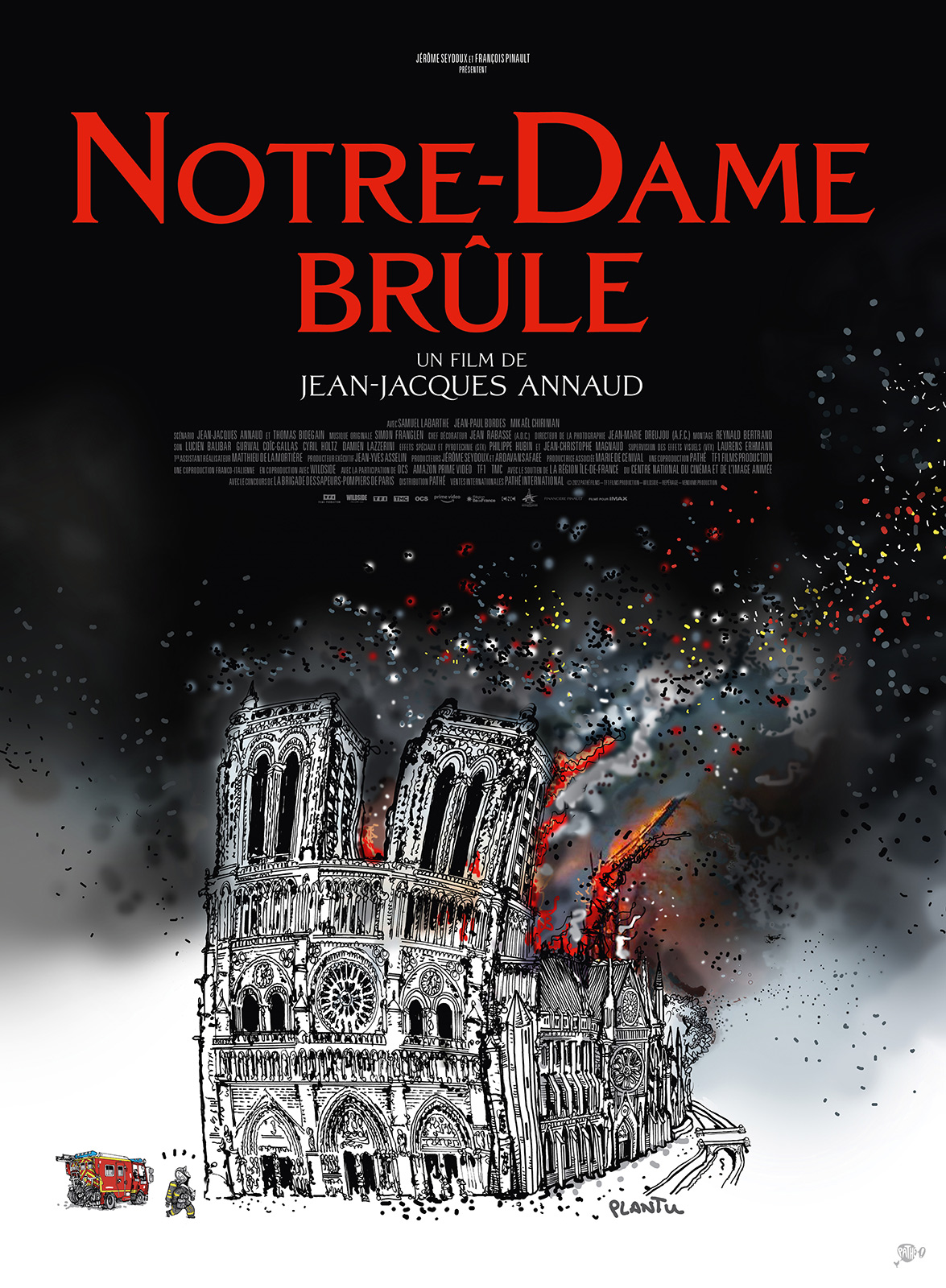 des anciens étudiants de l'esma au générique du film notre dame brûle