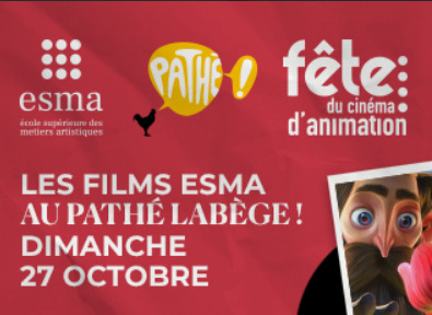 Screening of ESMA films at the Pathé cinema in Toulouse Labège!