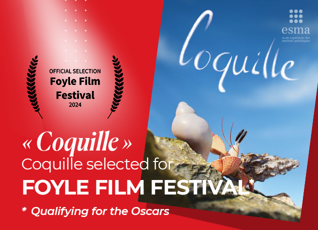 Coquille, un court-métrage étudiant, sélectionné au FOYLE FILM FESTIVAL