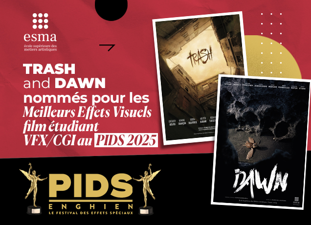 Deux court-métrages de l'ESMA en lice au PIDS Enghien 2025 !