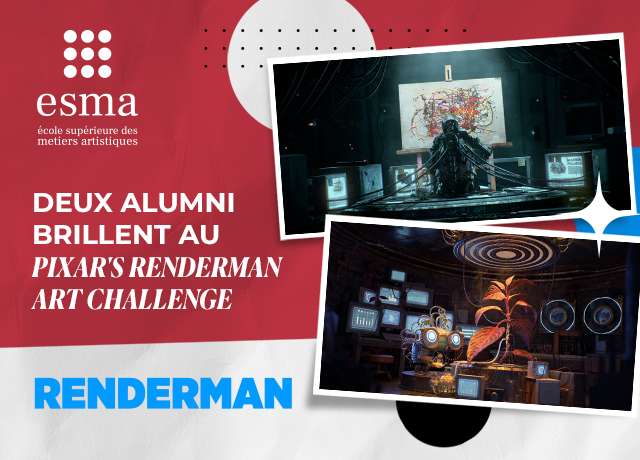 Le Pixar's Renderman Art Challenge : 2 étudiants de l'ESMA se distinguent