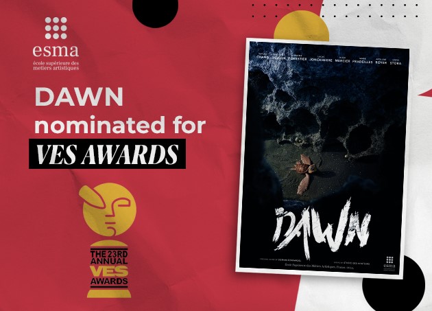 The animated film Dawn in the running for the prestigious VES Awards!